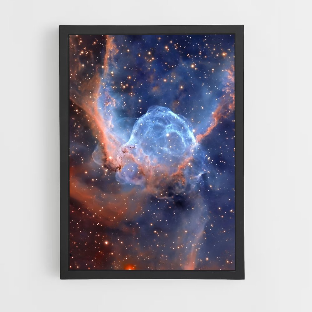 ap-bubble nebula-4 cadre Noir
