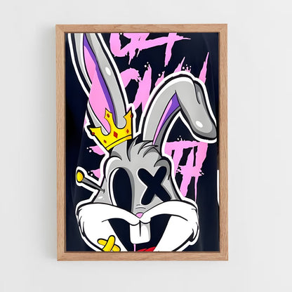 ap-bugs bunny-5 cadre Bois clair