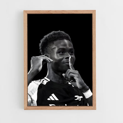 ap-bukayo saka-4 cadre Bois clair