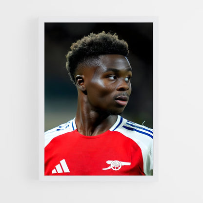 ap-bukayo saka-6 cadre Blanc