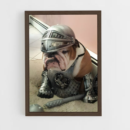 ap-bulldog-1 cadre Bois foncé