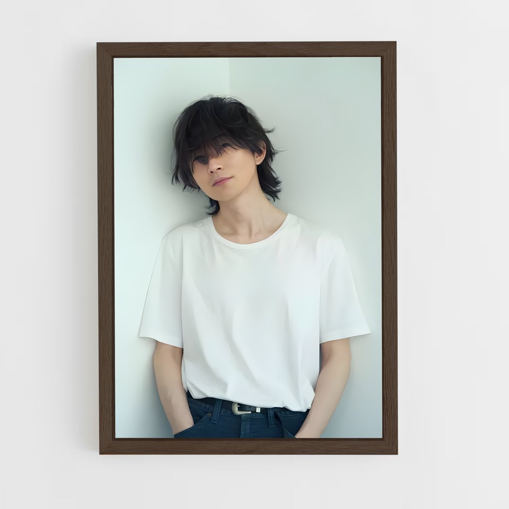 ap-bump of chicken-5 cadre Bois foncé