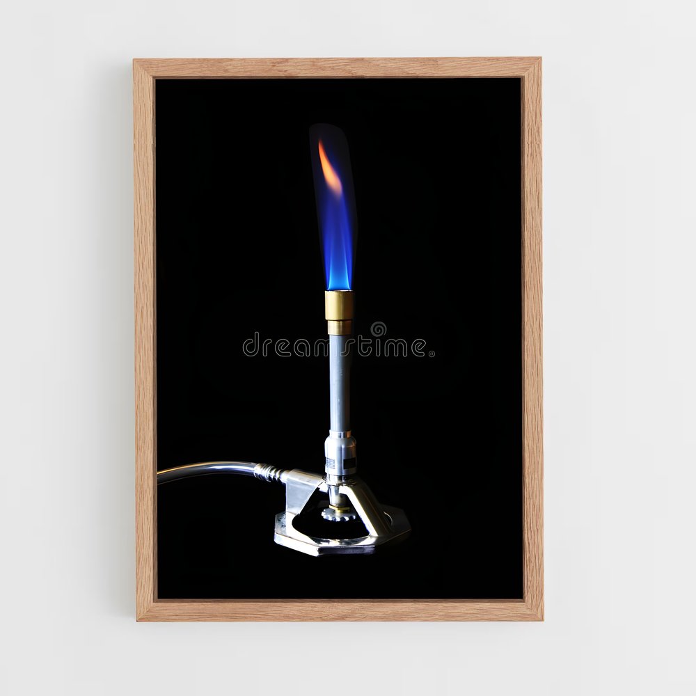 ap-bunsen burner-4 cadre Bois clair