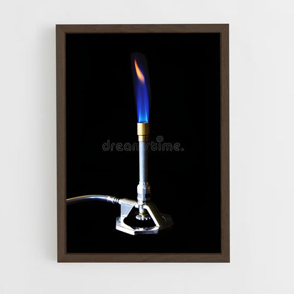 ap-bunsen burner-4 cadre Bois foncé