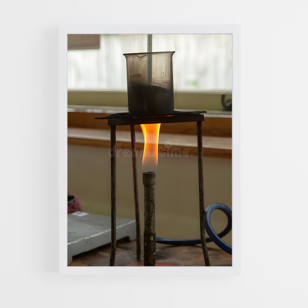 ap-bunsen burner-5 cadre Blanc