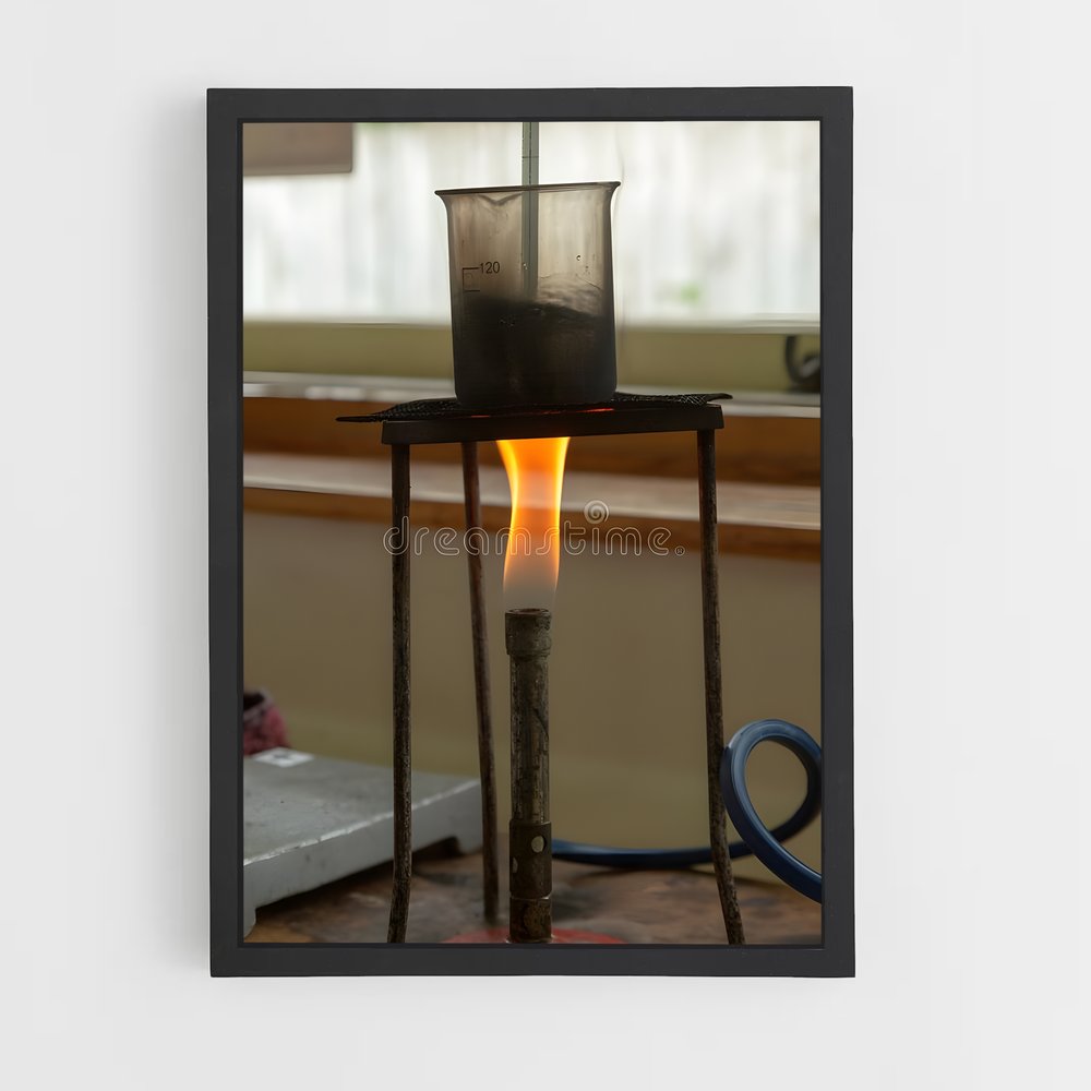 ap-bunsen burner-5 cadre Noir