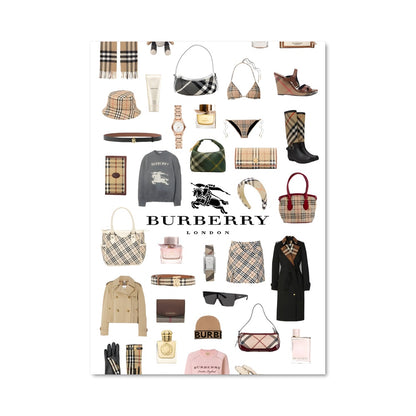 Poster Burberry Vibes