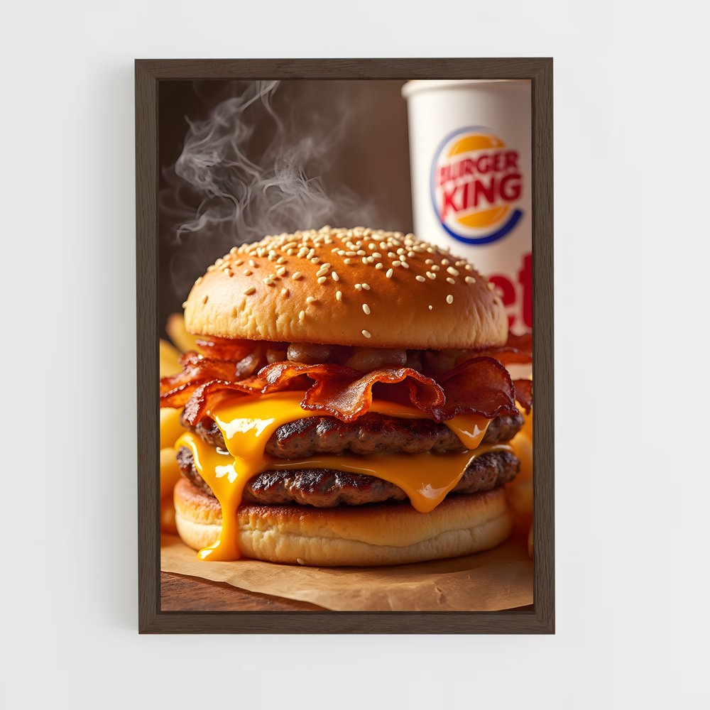 ap-burger king-1 cadre Bois foncé