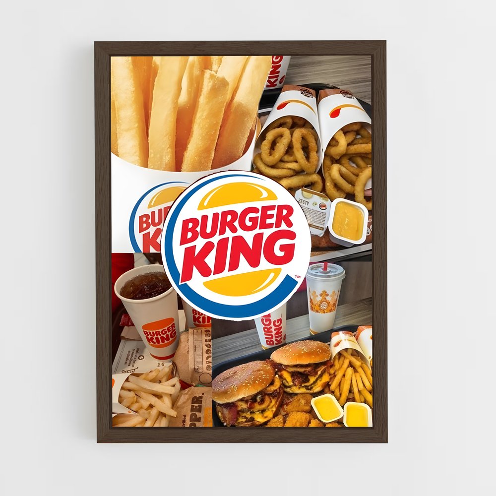 ap-burger king-3 cadre Bois foncé