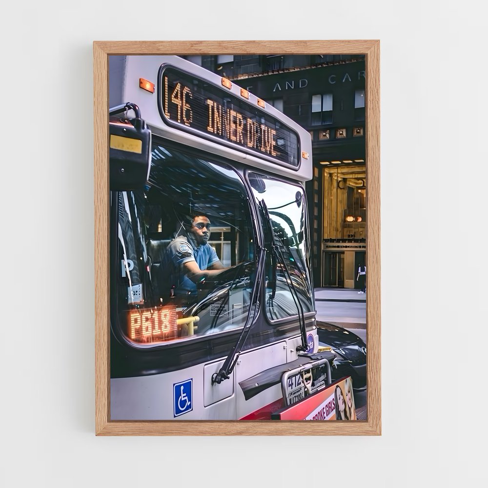 ap-bus driver-3 cadre Bois clair