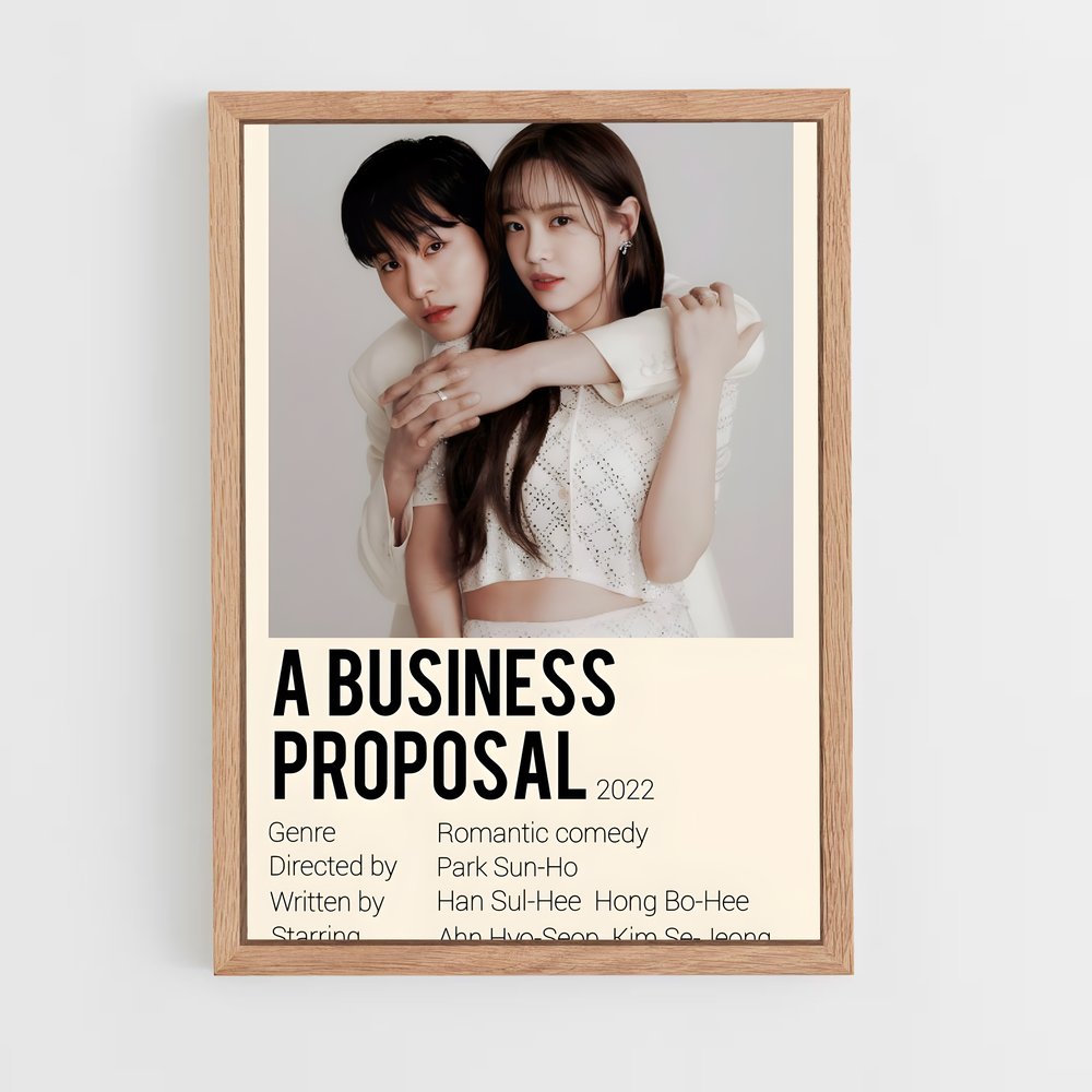 ap-business proposal-1 cadre Bois clair