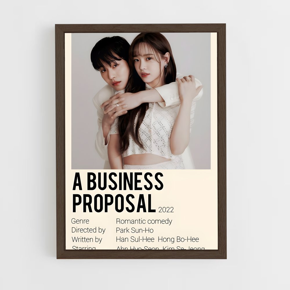 ap-business proposal-1 cadre Bois foncé