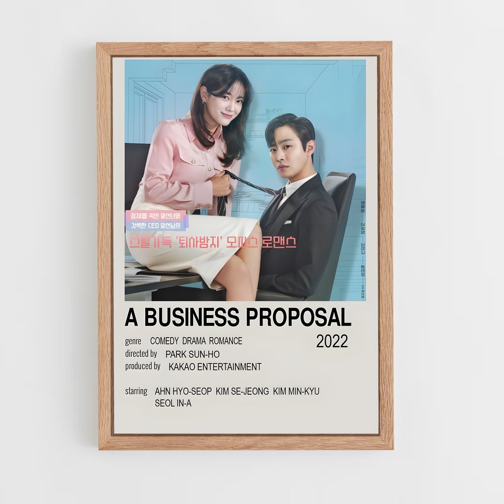 ap-business proposal-4 cadre Bois clair