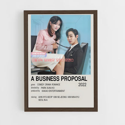 ap-business proposal-4 cadre Bois foncé