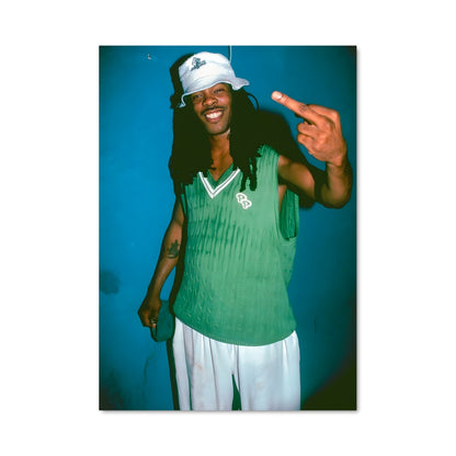 Poster Busta en Vert