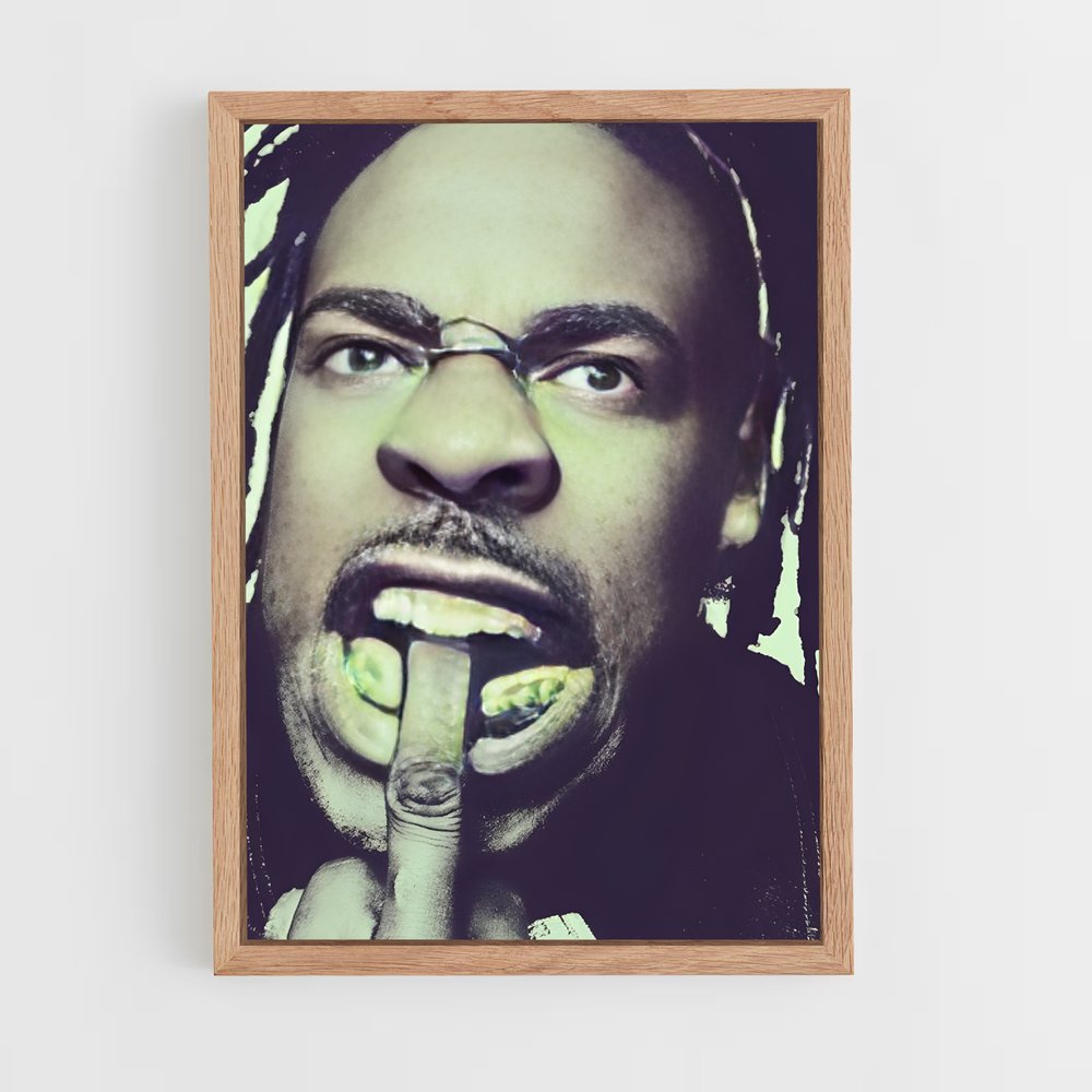 ap-busta rhymes-12 cadre Bois clair