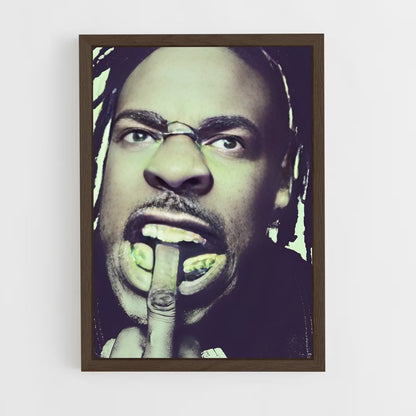 ap-busta rhymes-12 cadre Bois foncé