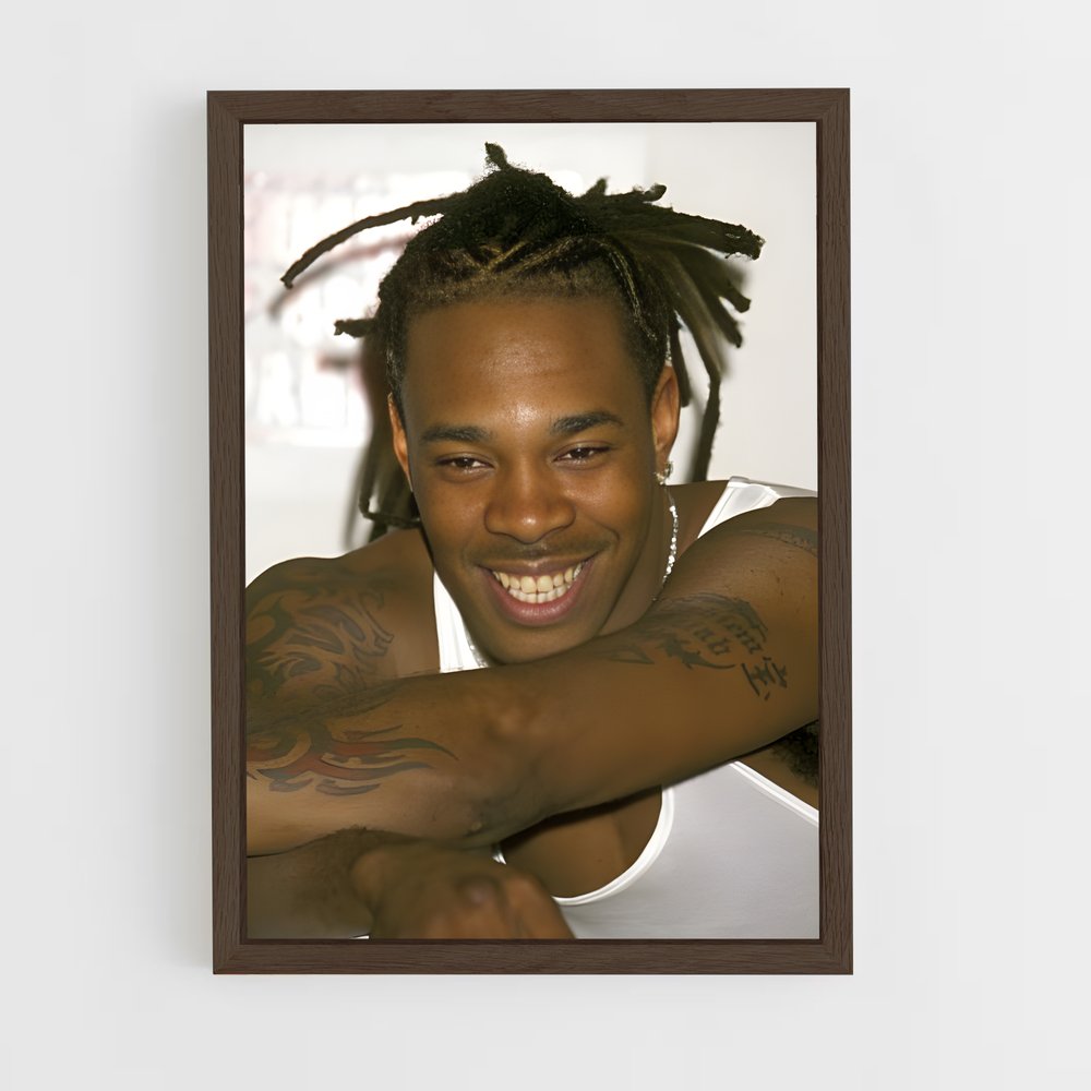 ap-busta rhymes-6 cadre Bois foncé