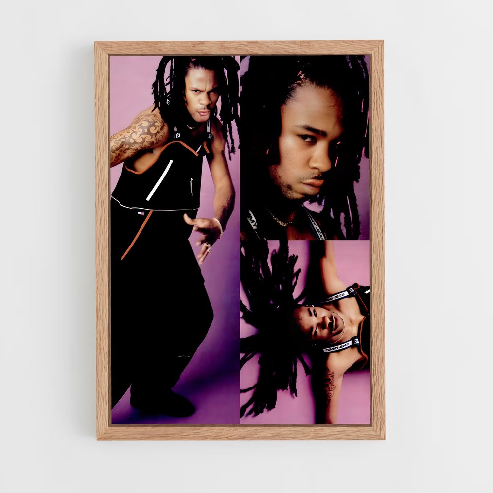 ap-busta rhymes-7 cadre Bois clair