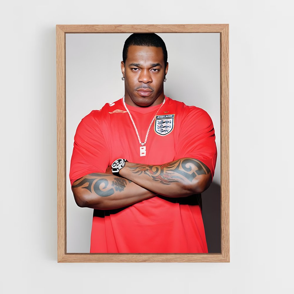 ap-busta rhymes-9 cadre Bois clair