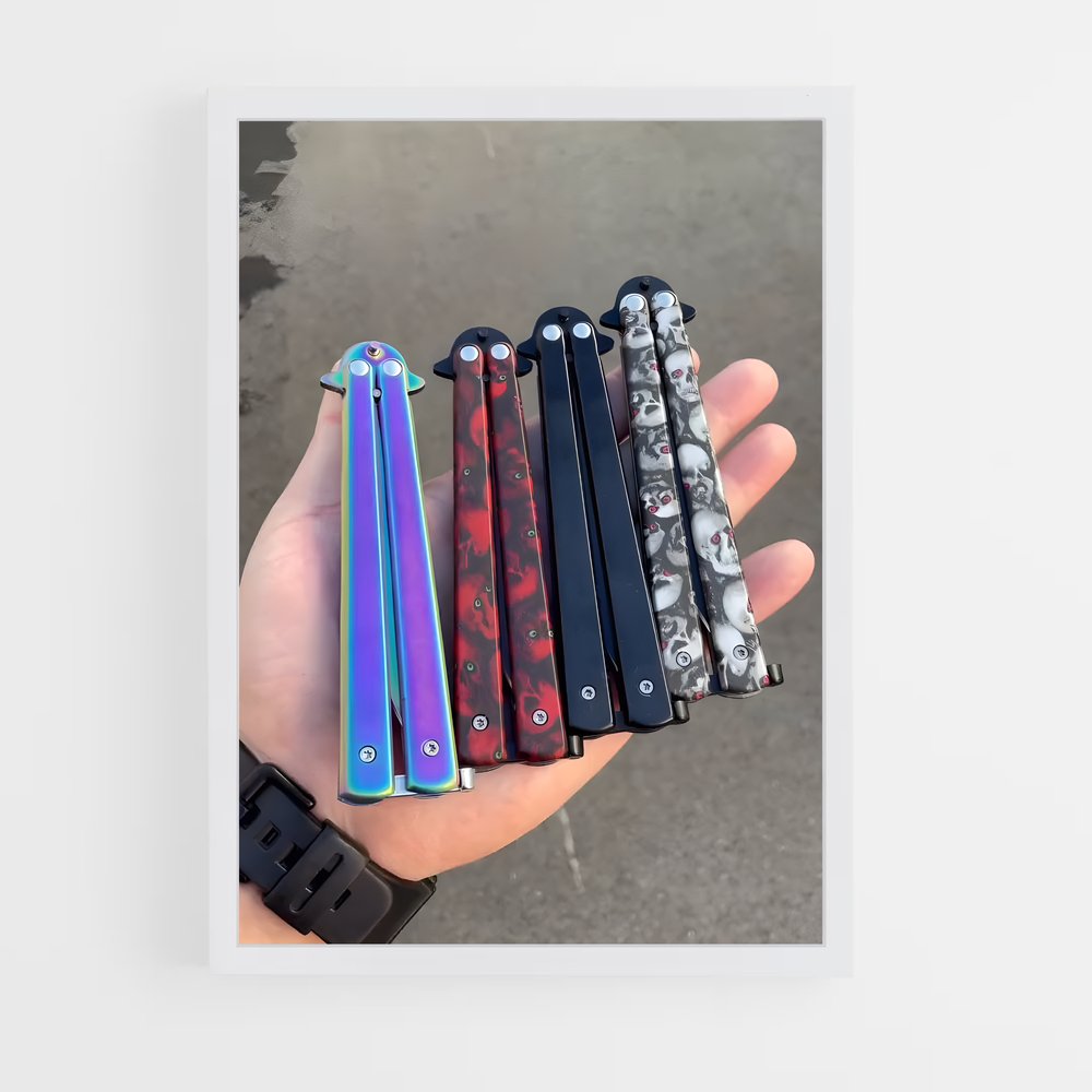 ap-butterfly knife-2 cadre Blanc