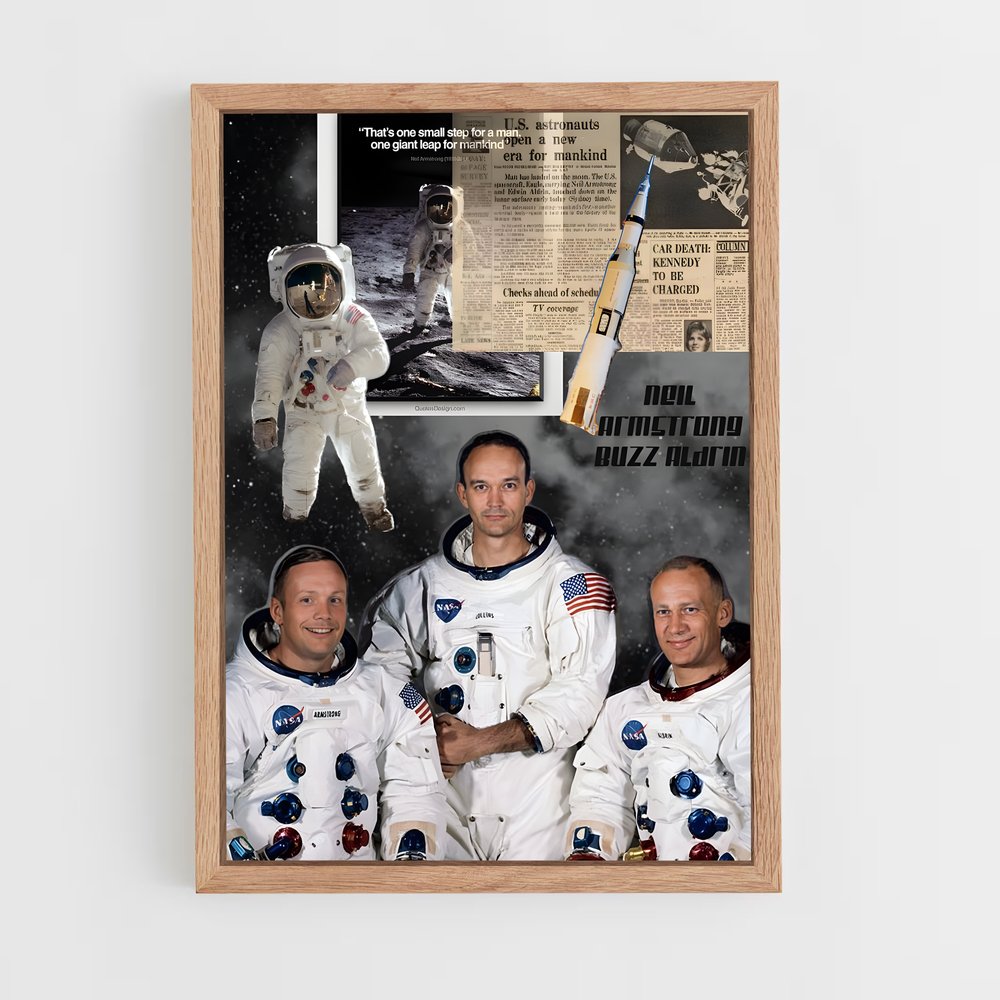 ap-buzz aldrin-1 cadre Bois clair