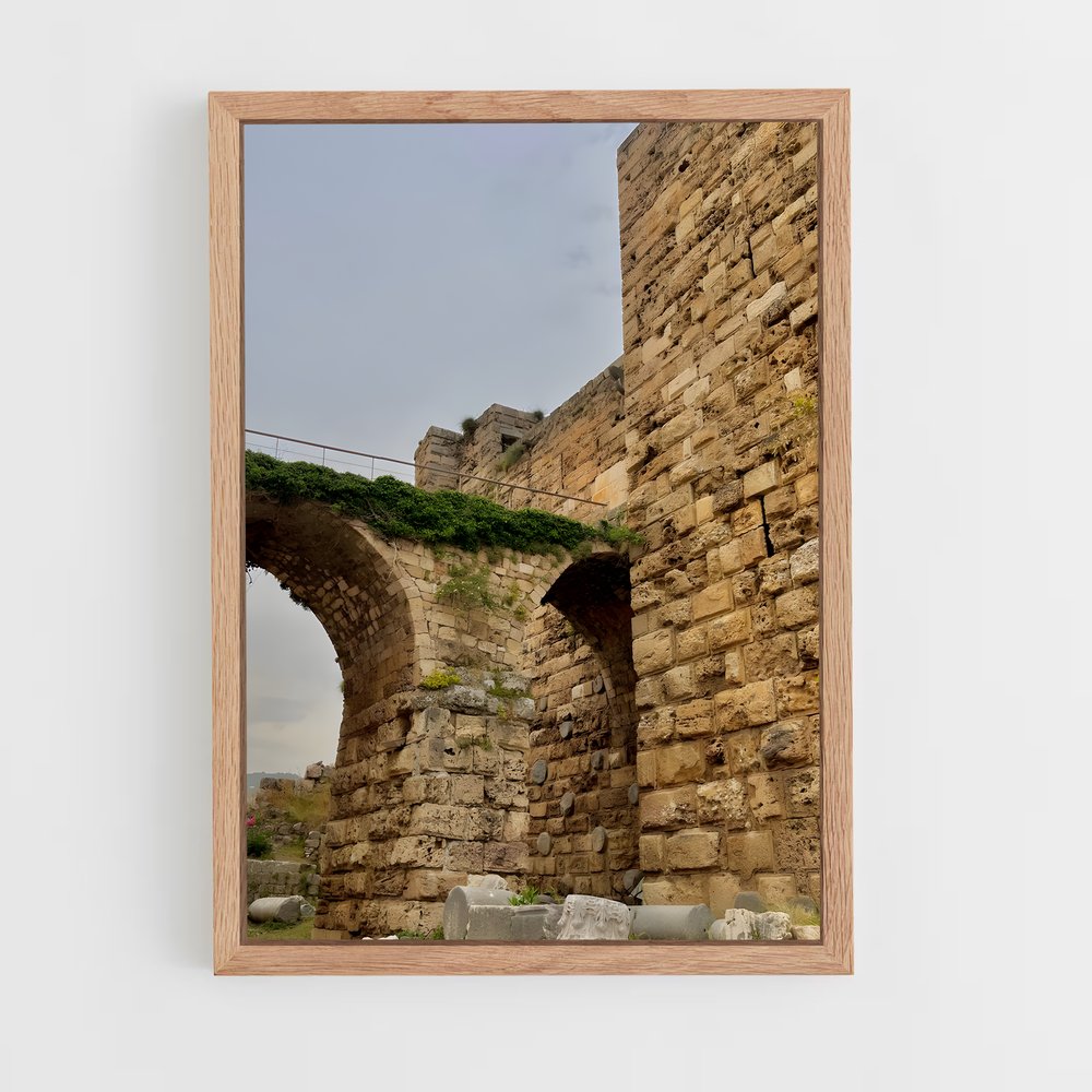 ap-byblos ruins-2 cadre Bois clair