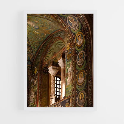 ap-byzantine architecture-1 cadre Blanc