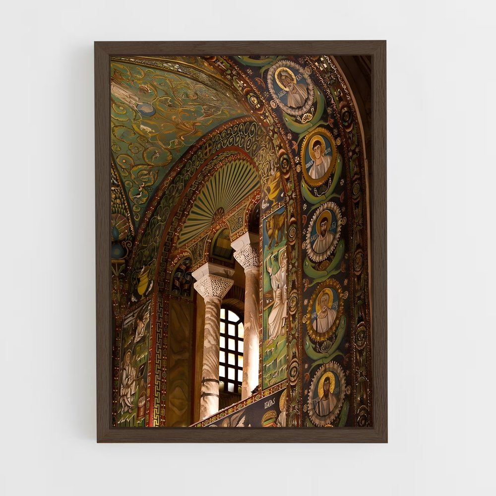ap-byzantine architecture-1 cadre Bois foncé