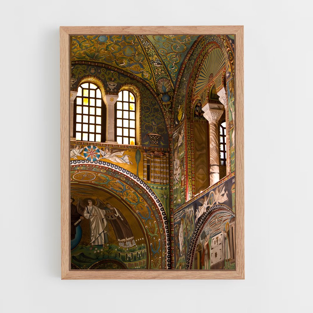 ap-byzantine architecture-5 cadre Bois clair