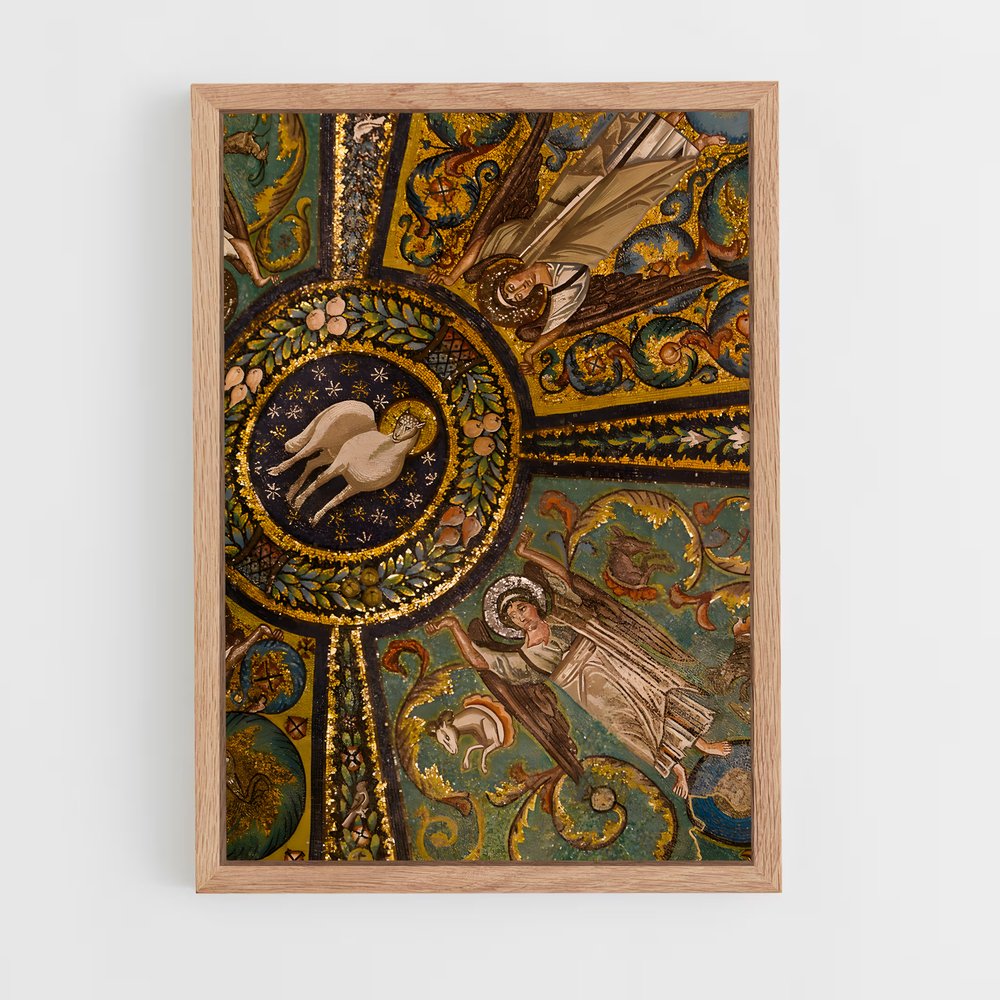 ap-byzantine architecture-7 cadre Bois clair