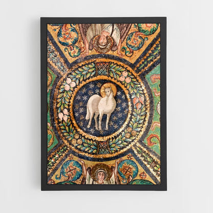 ap-byzantine mosaic-1 cadre Noir