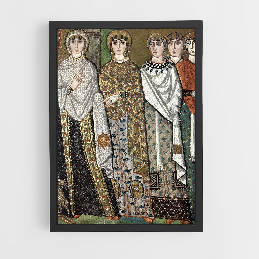 ap-byzantine mosaic-6 cadre Noir