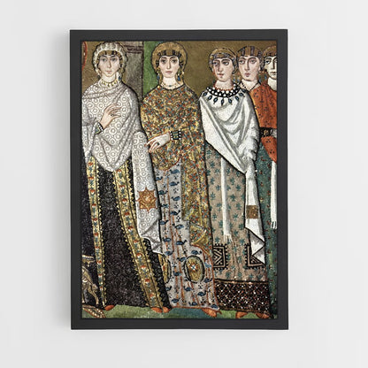 ap-byzantine mosaic-6 cadre Noir