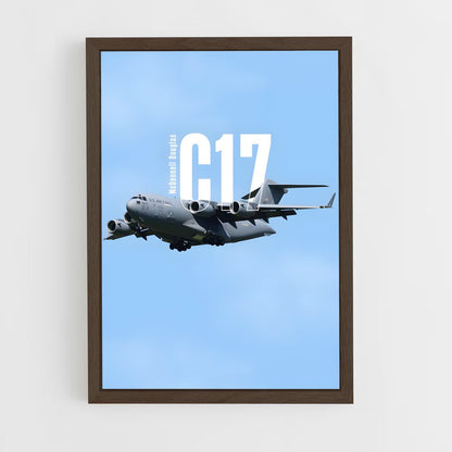 ap-c-17 globemaster-3 cadre Bois foncé