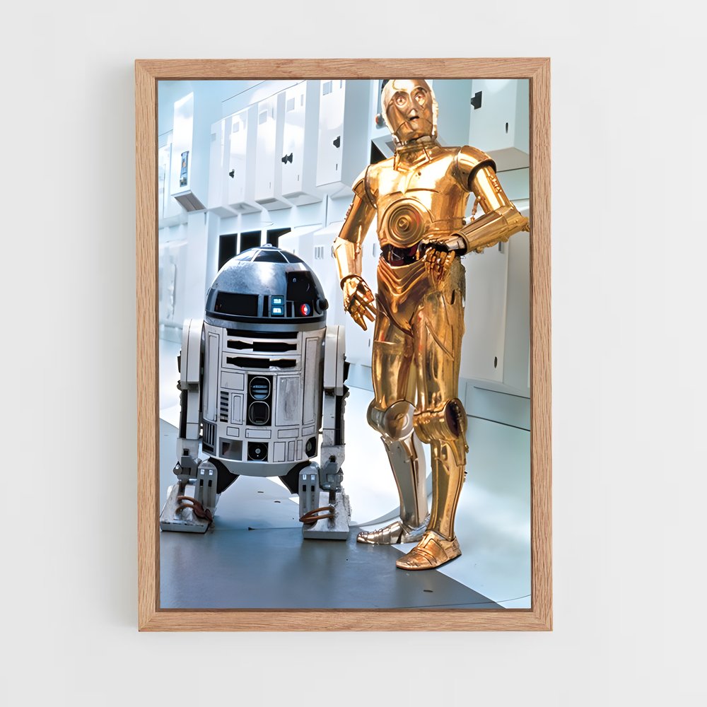 ap-c-3po-6 cadre Bois clair