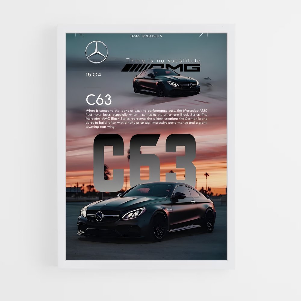 ap-c63 amg-1 cadre Blanc