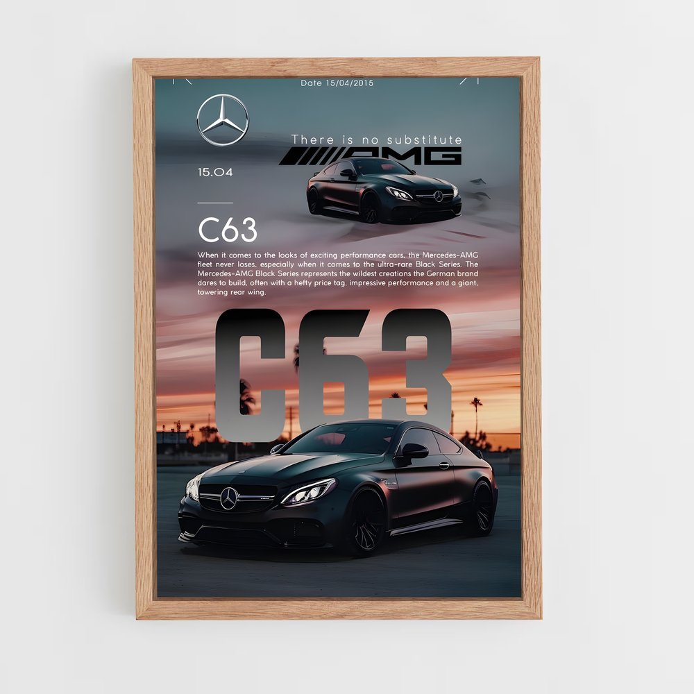 ap-c63 amg-1 cadre Bois clair