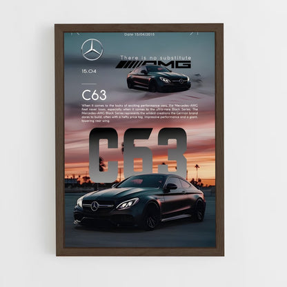 ap-c63 amg-1 cadre Bois foncé