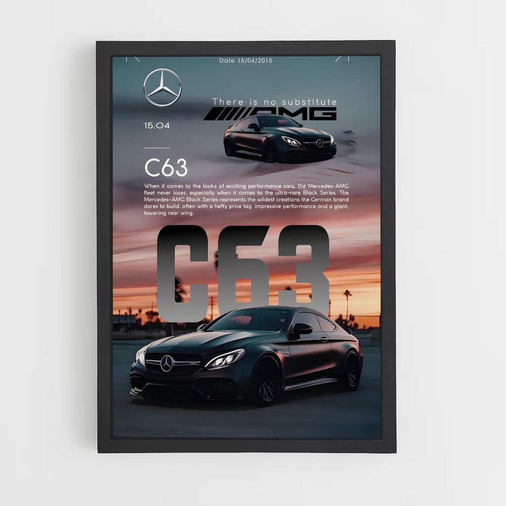 ap-c63 amg-1 cadre Noir