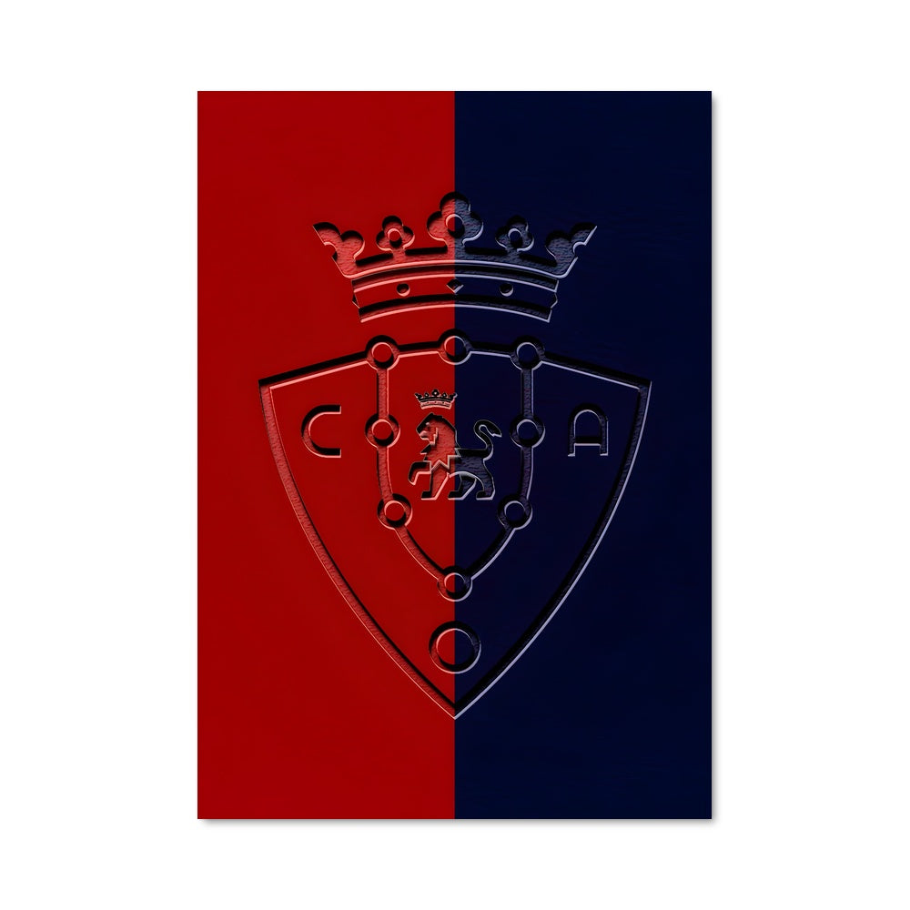 Poster Fierté Rouge et Bleue
