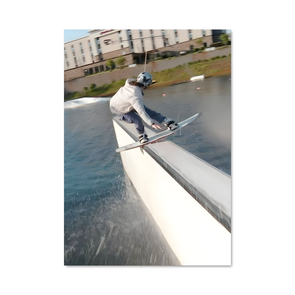 Poster Wakeboard Extrême