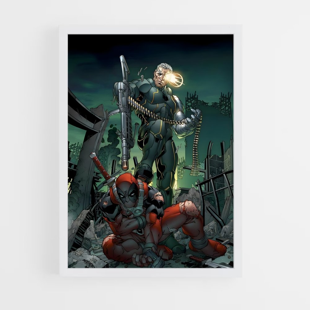 ap-cable deadpool-11 cadre Blanc