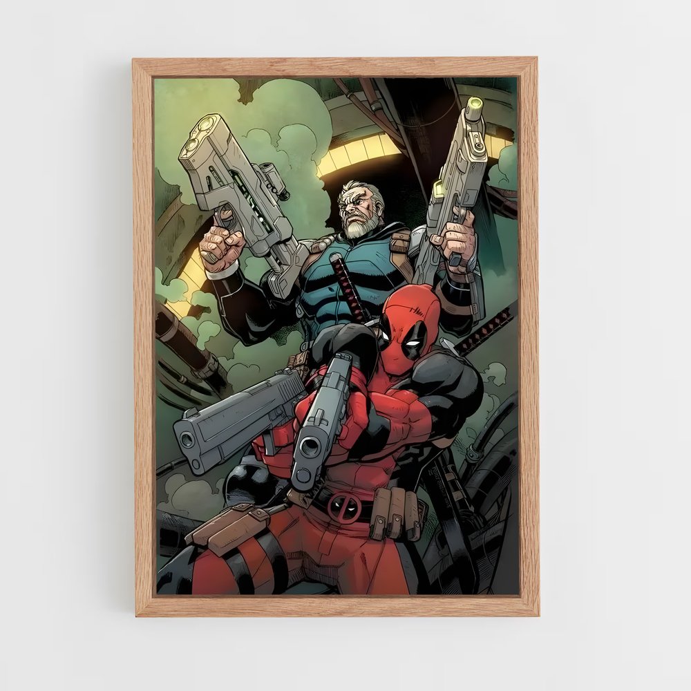 ap-cable deadpool-7 cadre Bois clair