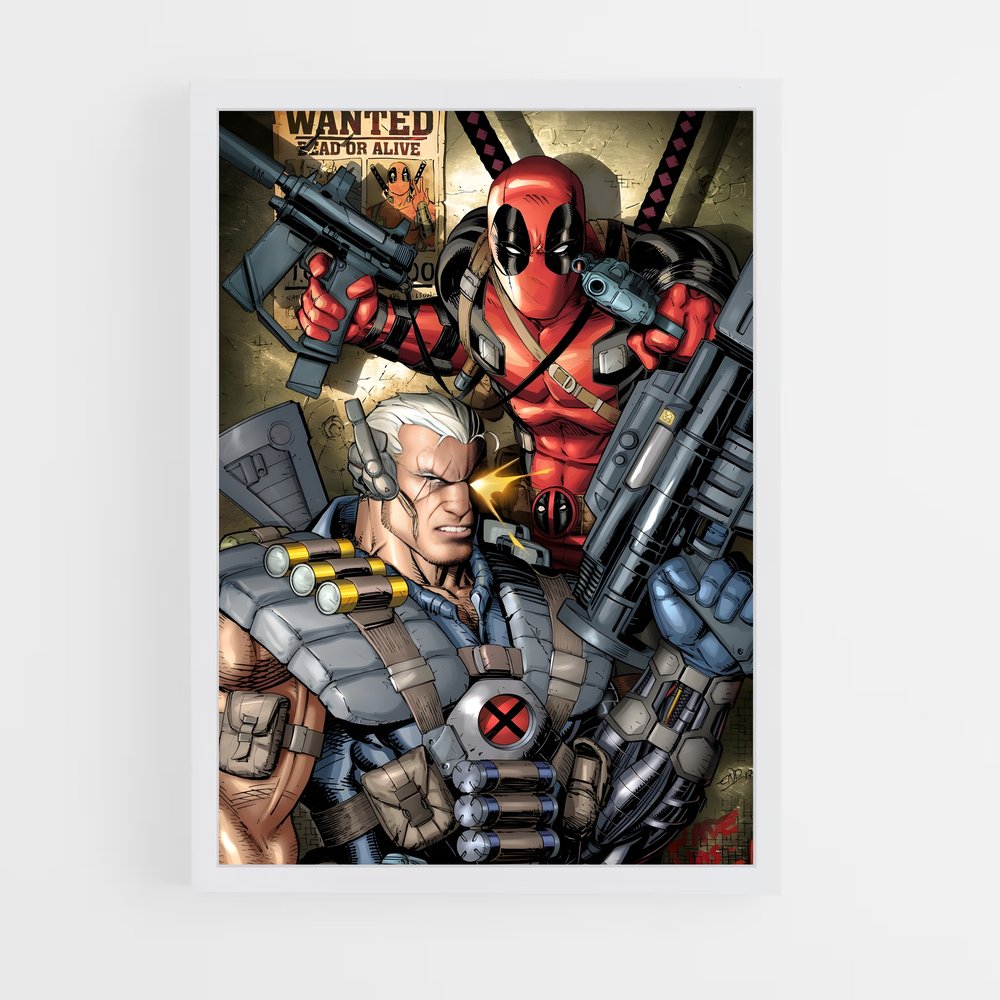 ap-cable deadpool-8 cadre Blanc