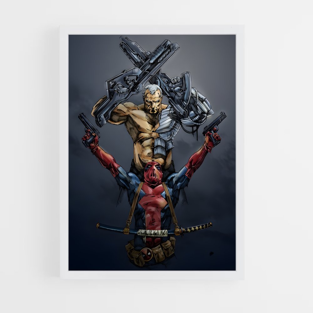 ap-cable deadpool-9 cadre Blanc