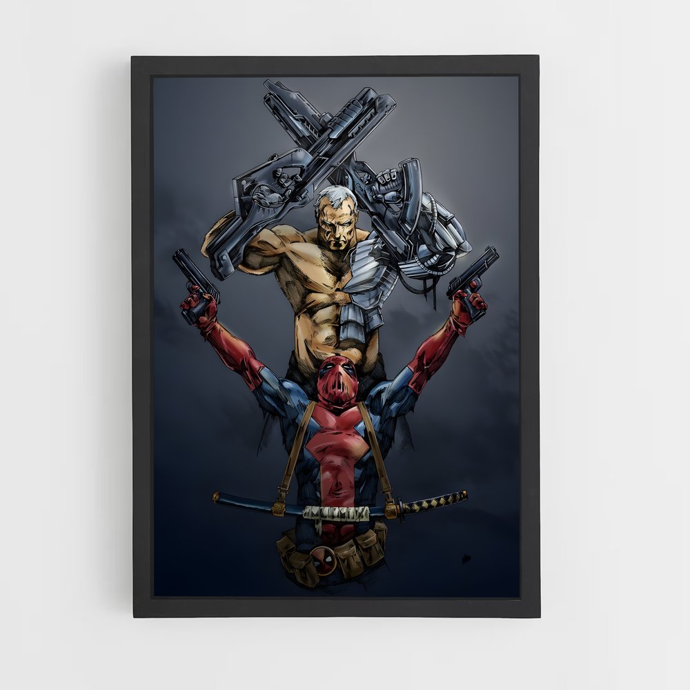 ap-cable deadpool-9 cadre Noir