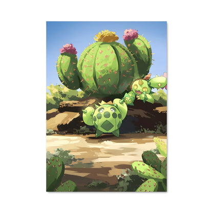 Poster Cactus Émeraude