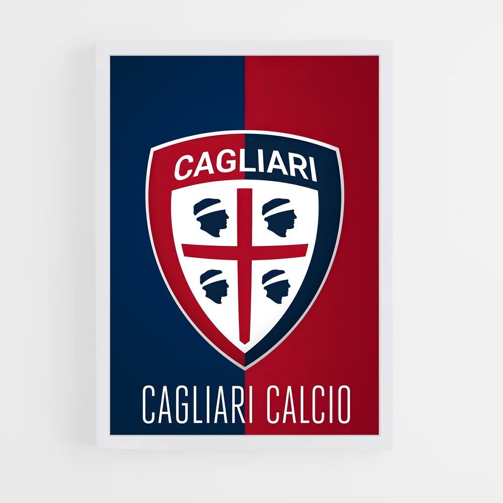 ap-cagliari calcio-12 cadre Blanc