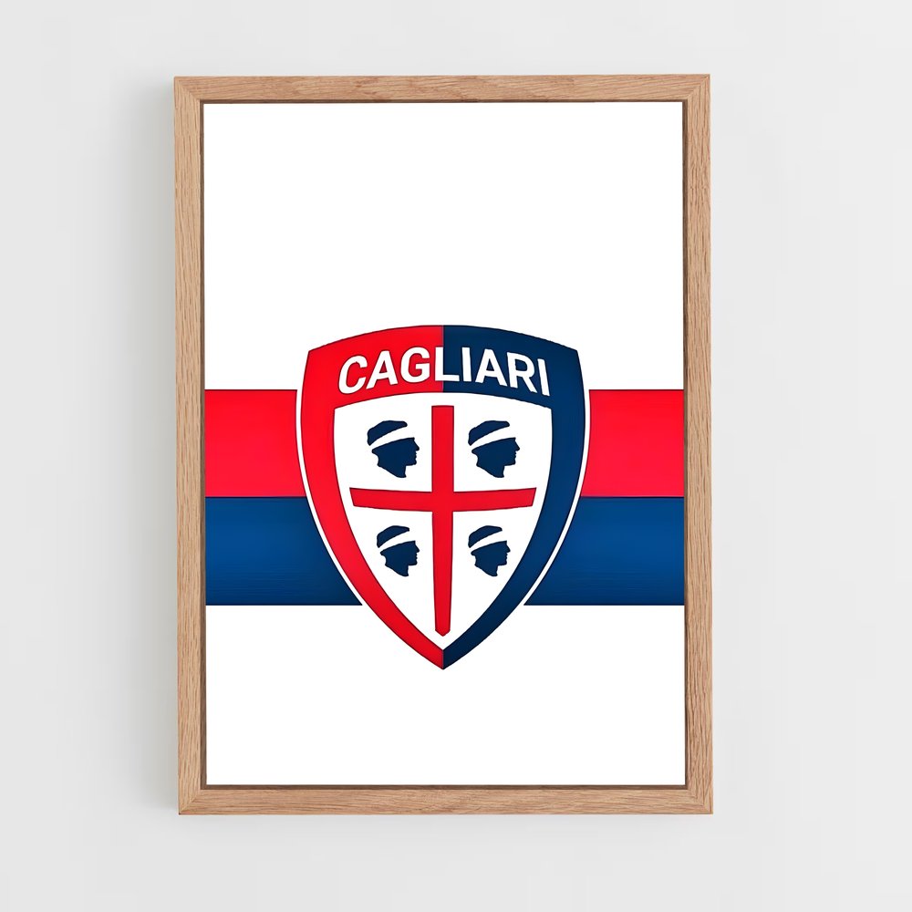 ap-cagliari calcio-2 cadre Bois clair